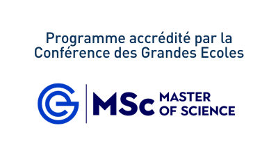 Accrédidation CGE - MSc - Master of Science